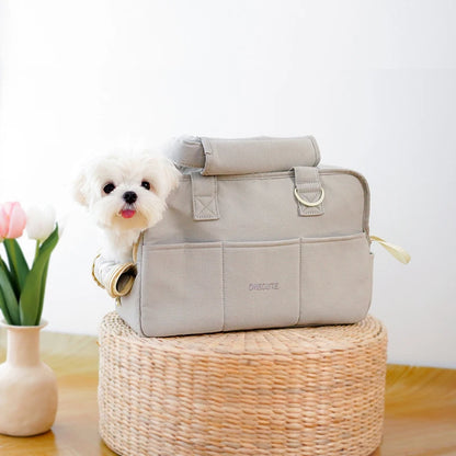 Pets Go Out and Pack Puppies. Portable One-Shoulder Bags