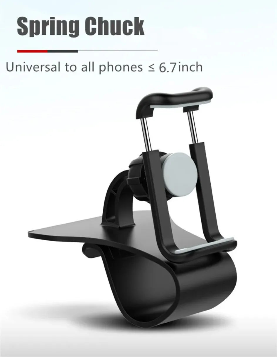 Universal Car Phone Holder Stand Dashboard Car Clip Mount