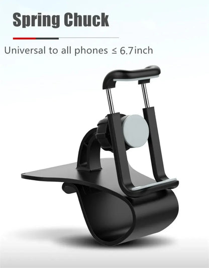 Universal Car Phone Holder Stand Dashboard Car Clip Mount
