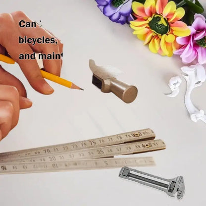 Titanium Alloy Mini Wrench Multitool for Portable Use