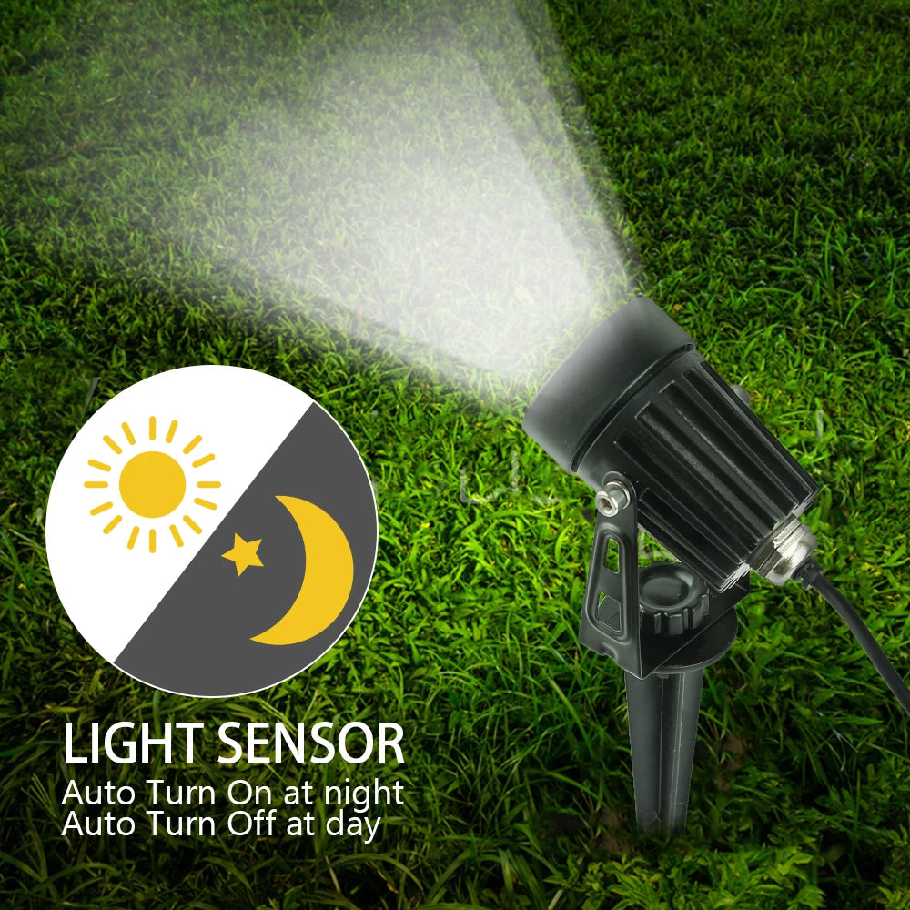 Solar Powered Spotlight IP65 Solar LED Light Outdoor