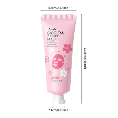 Cherry Blossom Peel Off Mask ,Hydrating & Deep Cleansing