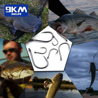 9KM Iseama Fishing Hooks 50~200Pcs Carp Hook Saltwater