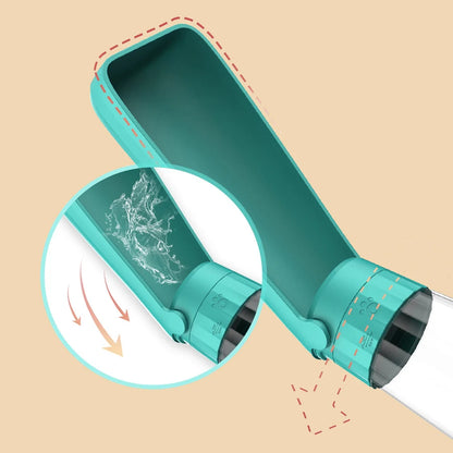 Outdoor Portable Dog Water Bottle Drinking Bowl