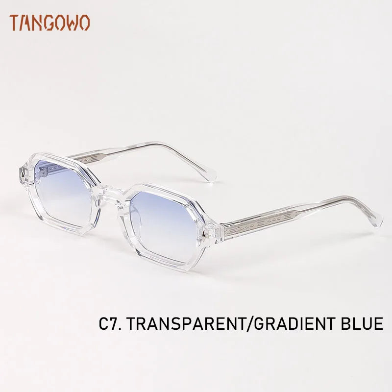 TANGOWO New Fashion Polygon Punk Sunglasses Luxury Brand