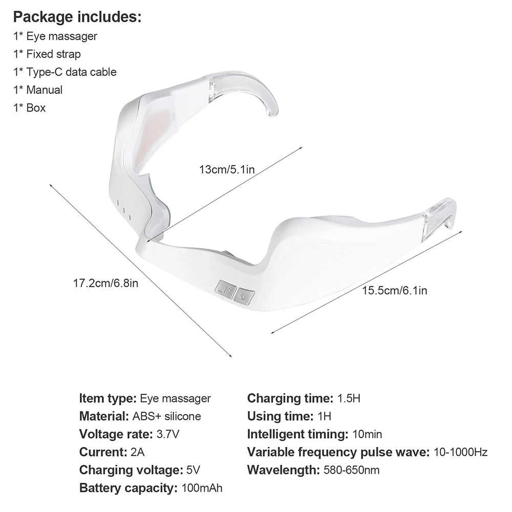 Electric Eye Massager Under-Eye Glasses Relieves Fatigue