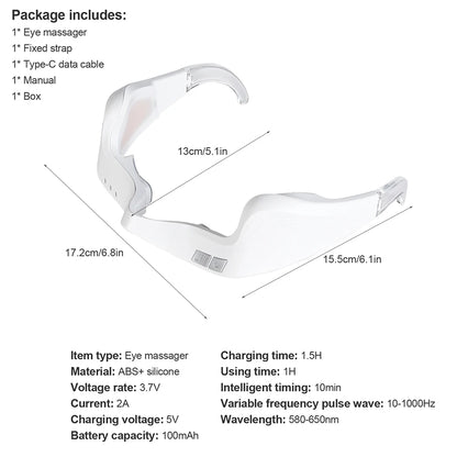 Electric Eye Massager Under-Eye Glasses Relieves Fatigue