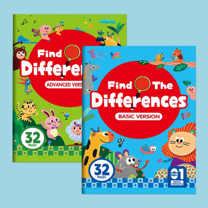 Hidden Differences Activity Book Contains 32 Interactive Observation