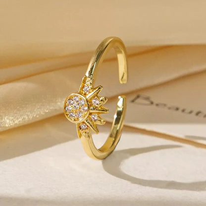Sun and Moon Zirconia Bracelet Trendy Couple's Fashion
