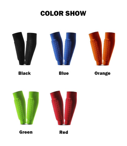 1 PC Leg Sleeves Shin Guards Shockproof Honeycomb