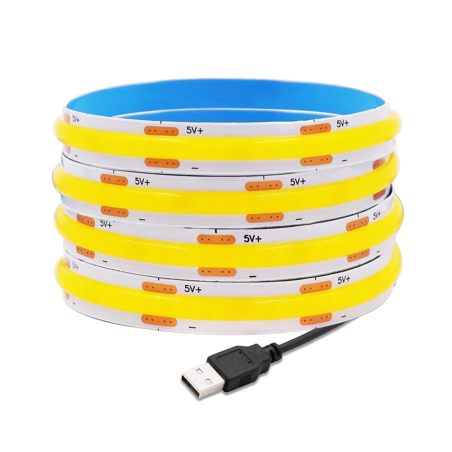 New USB COB Strip Light Flexible Adhesive Tape Night Lighting