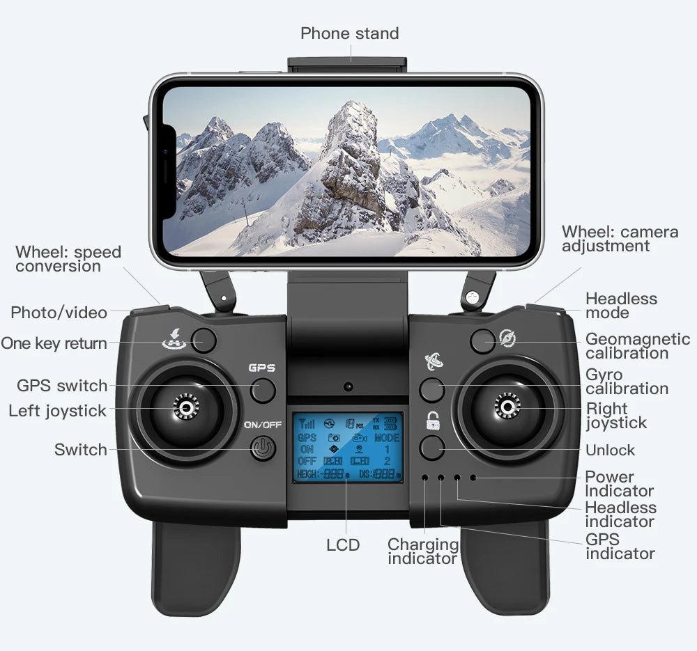 L900 Pro SE MAX GPS Drone 4K Professional Dual HD Camera