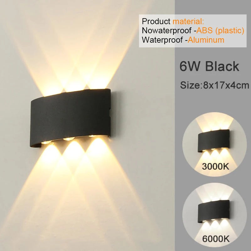 LED Wall Sconces Modern Indoor Outdoor Lamp Decor