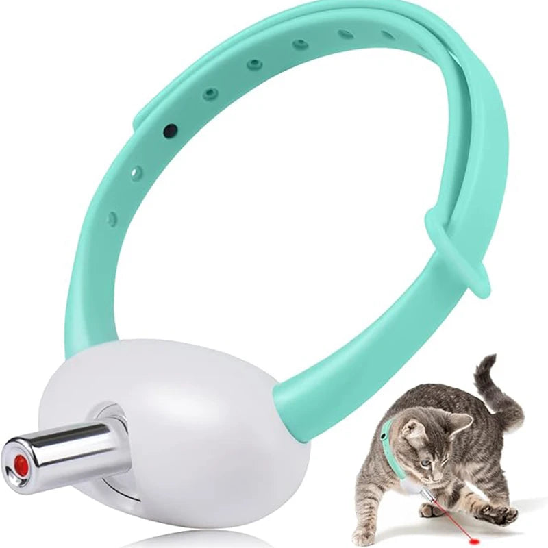 Laser Cat Collar Teasing Cat Electric USB Charging Kitten