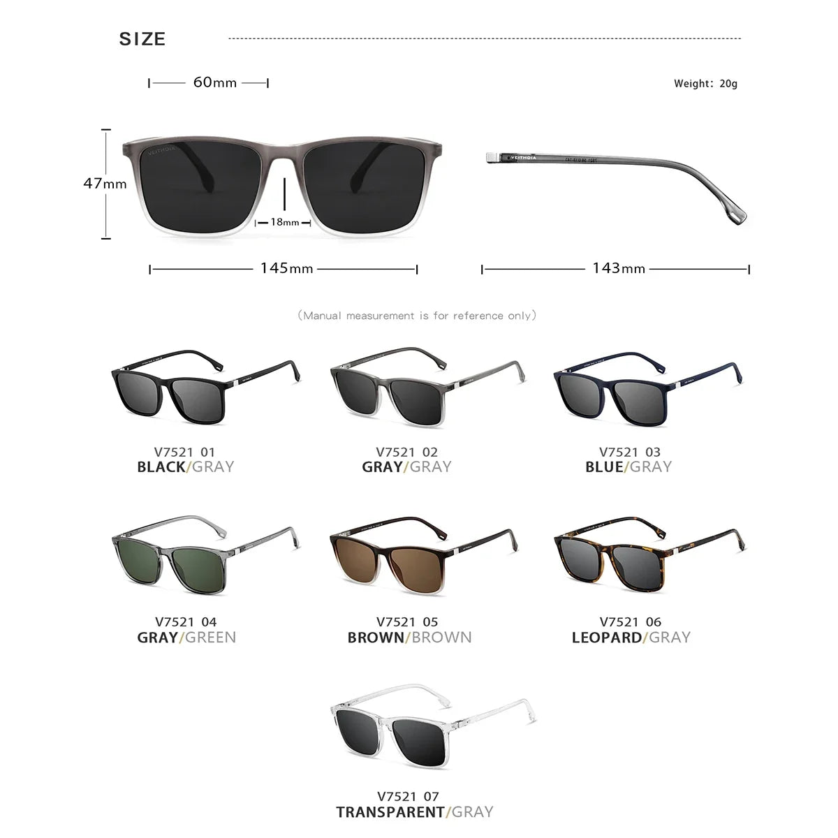 Brand New Sunglasses Unisex Retro TR90 Sunglasses