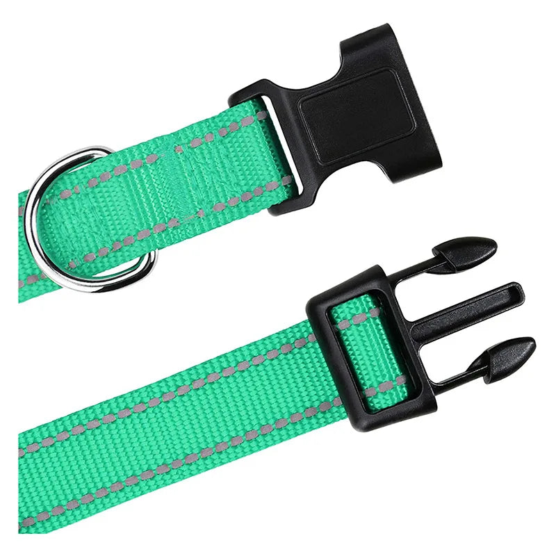 Pet Dog Collar Nylon Reflective Neck Collar