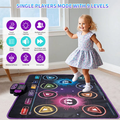 Dancing Blanket Kids Electronic Dance Mat Double Players