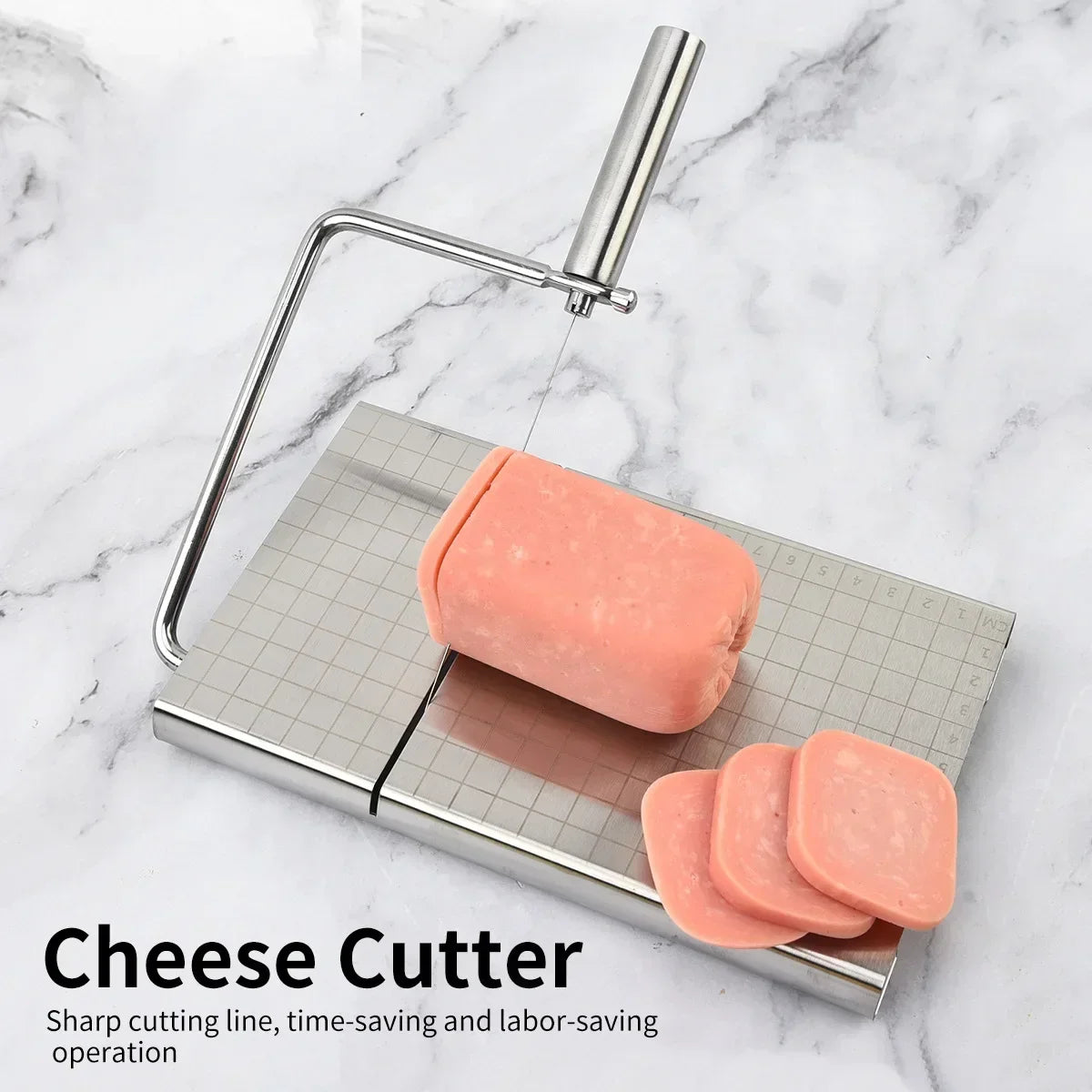 Cheese and Butter Slicers with Wire Cheese Adjustable