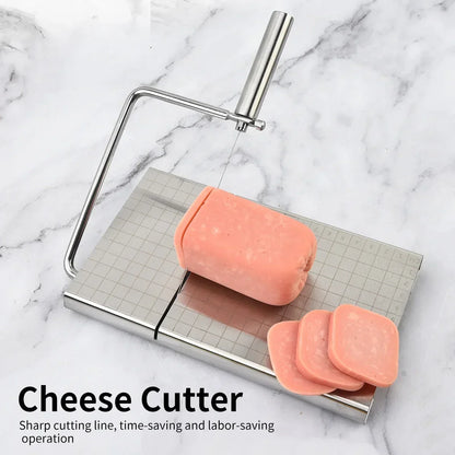 Cheese and Butter Slicers with Wire Cheese Adjustable