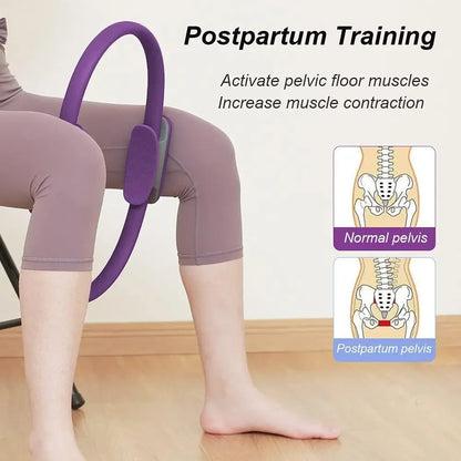 Yoga Pilates Ring Non-slip Sports Resistance Ring Fitness