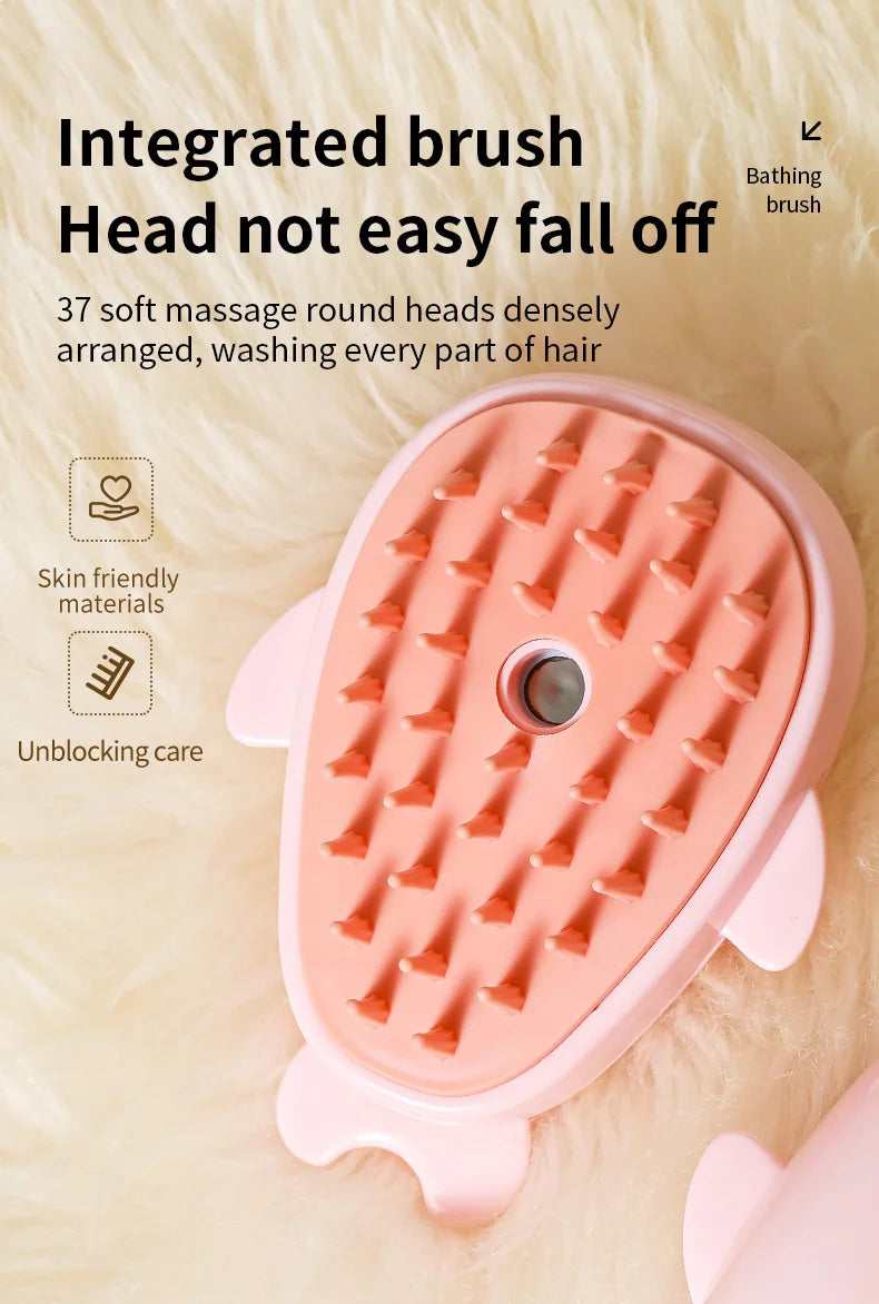 3 in 1 Pet Brush Cat Steam Brush Comb Dog Brush Electric Spray