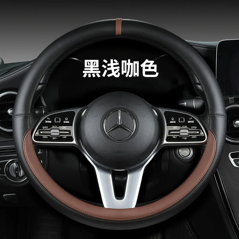 All-Nappa Leather Steering Wheel Cover Leather