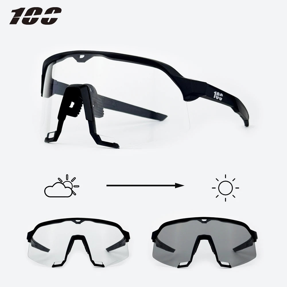 100 Bike Sunglasses Cycling Glasses for Man MTB Goggles