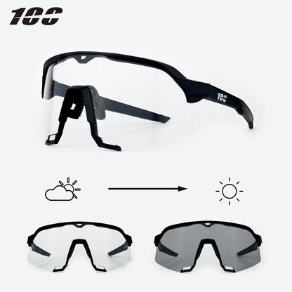 100 Bike Sunglasses Cycling Glasses for Man MTB Goggles