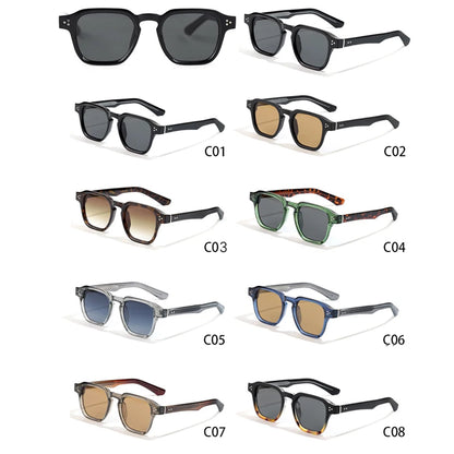 HBK New Fashion Sunglasses men Vintage Square