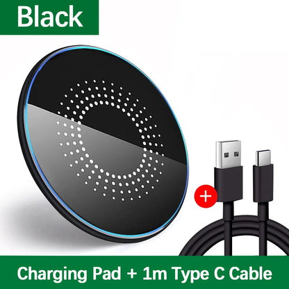 30W Wireless Charger Pad Phone Chargers Induction Fast Charging