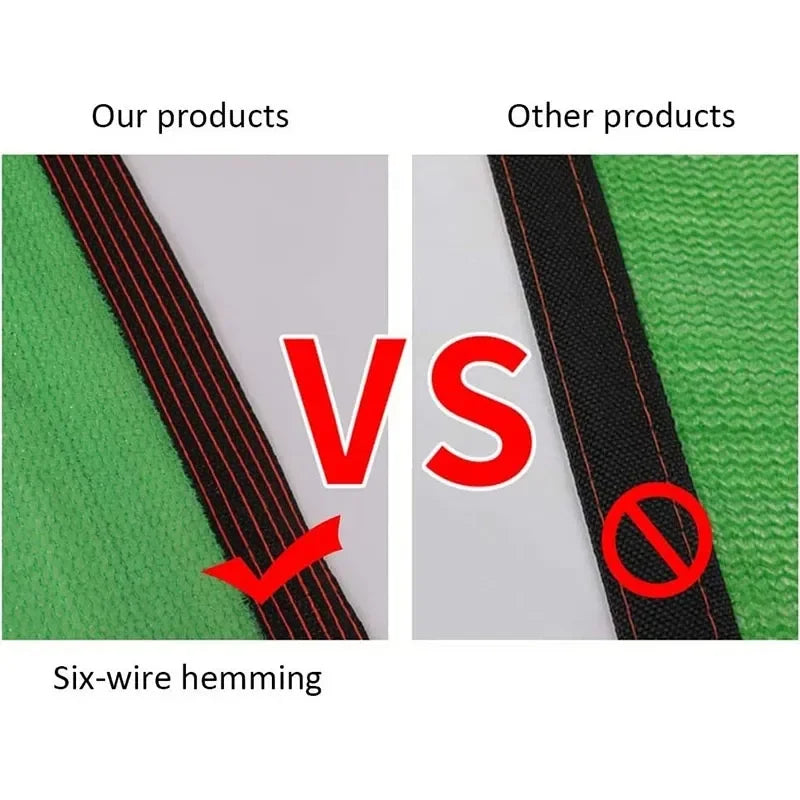12-pin Sunshade Net Anti-ultraviolet Awning Plant Cover Net