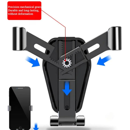 Universal Gravity Auto Phone Holder Car Air Vent Clip Mount