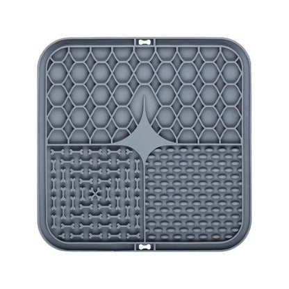 Pet Lick Silicone Mat Slow Feeder Dog Food Plate