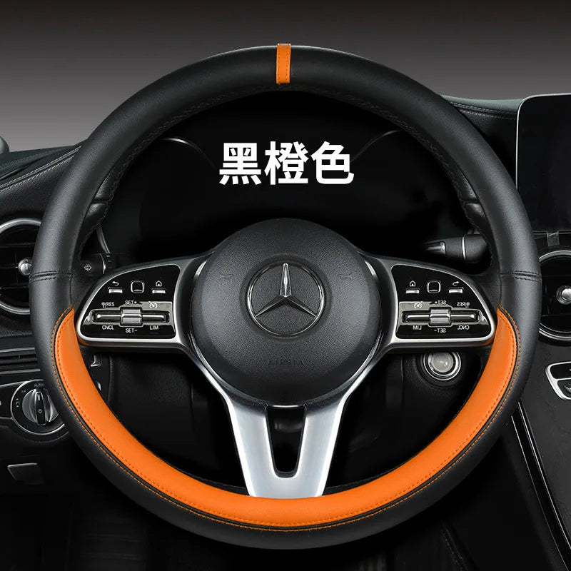All-Nappa Leather Steering Wheel Cover Leather
