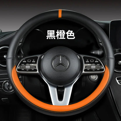 All-Nappa Leather Steering Wheel Cover Leather