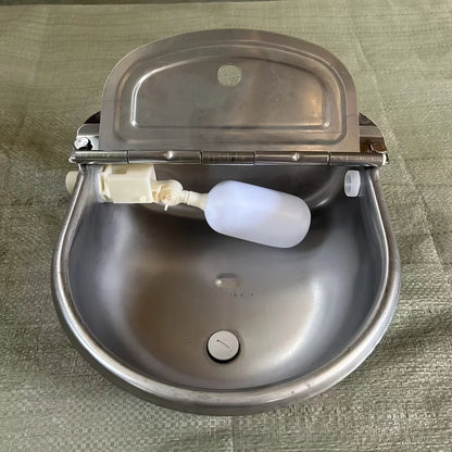 Automatic Gravity-Fed Outdoor Pet Water Dispenser Bowl