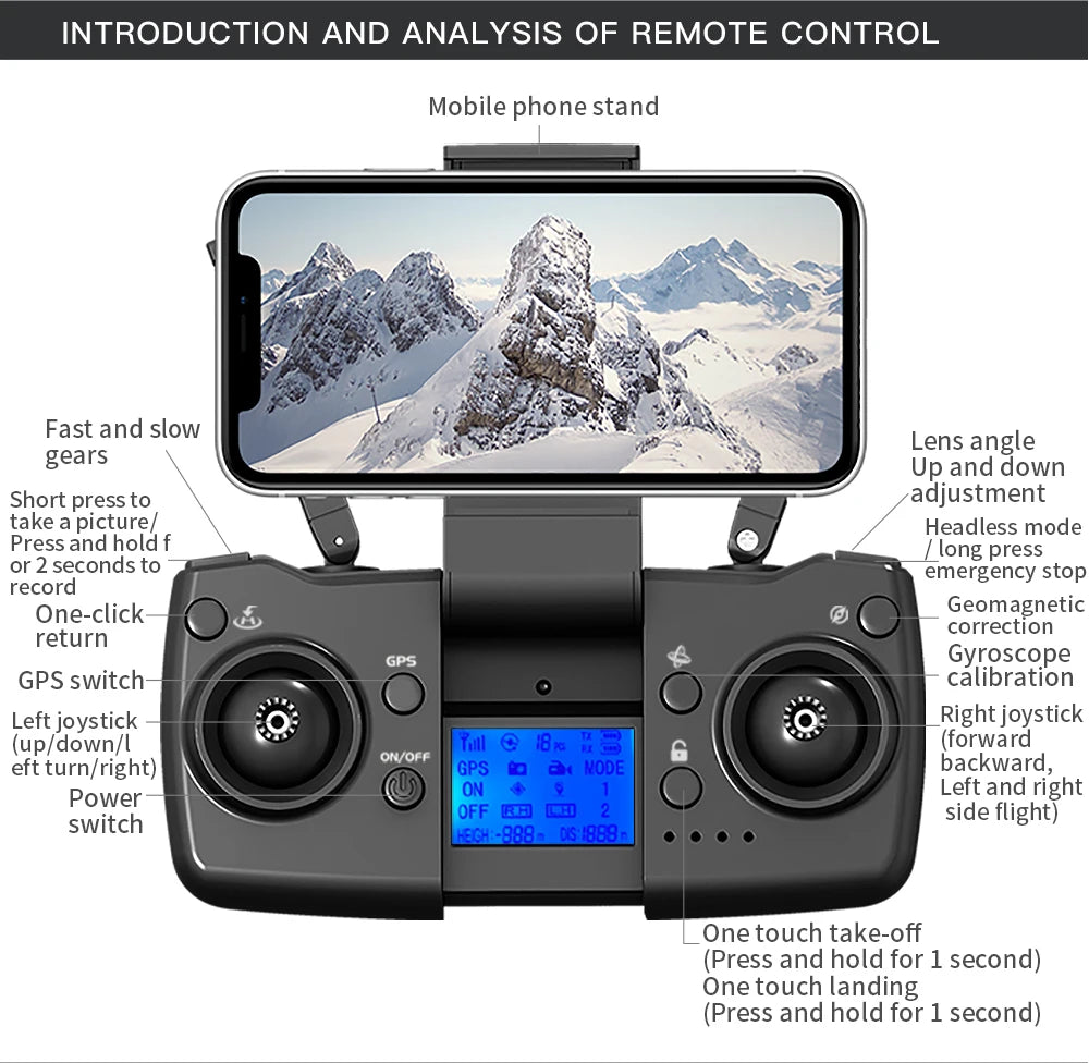 L900 Pro SE MAX GPS Drone 4K Professional Dual HD Camera