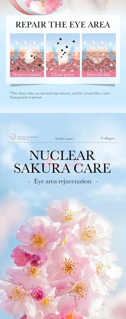 Sakura Collagen Eye Mask Anti Dark Circles Moisturizing