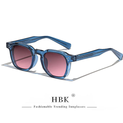 HBK New Square Retro Sunglasses Men Fashion