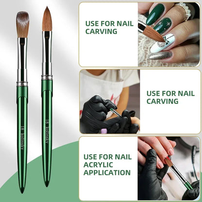 New High Quality Kolinsky Acrylic Nail Brush Nail Tool