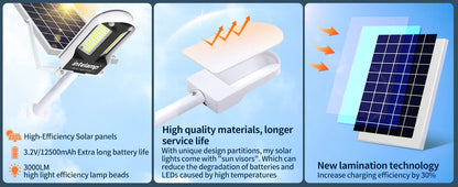 Super Powerful LED Solar Light Outdoor IP65 Motion Sensor