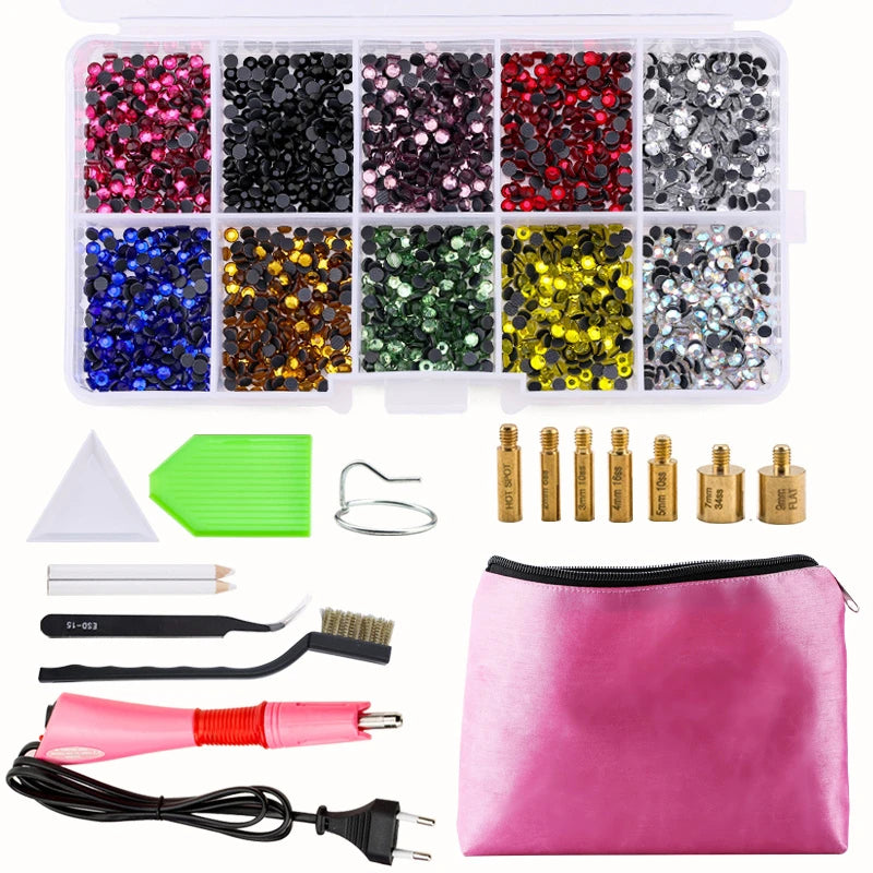 QIAO Hotfix Rhinestones Applicator Tools DIY Craft