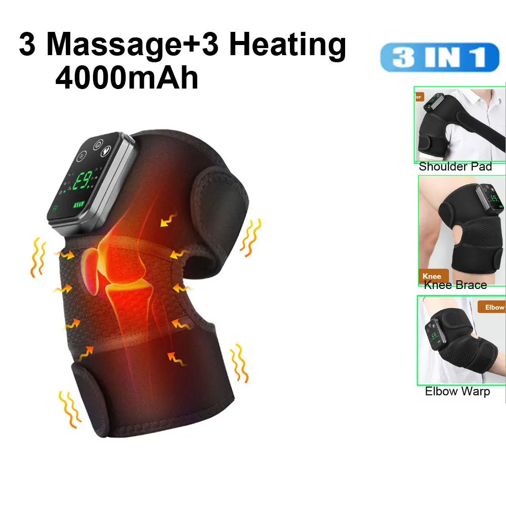 Electric Heating Knee Massager Joint Knee Leg Pad