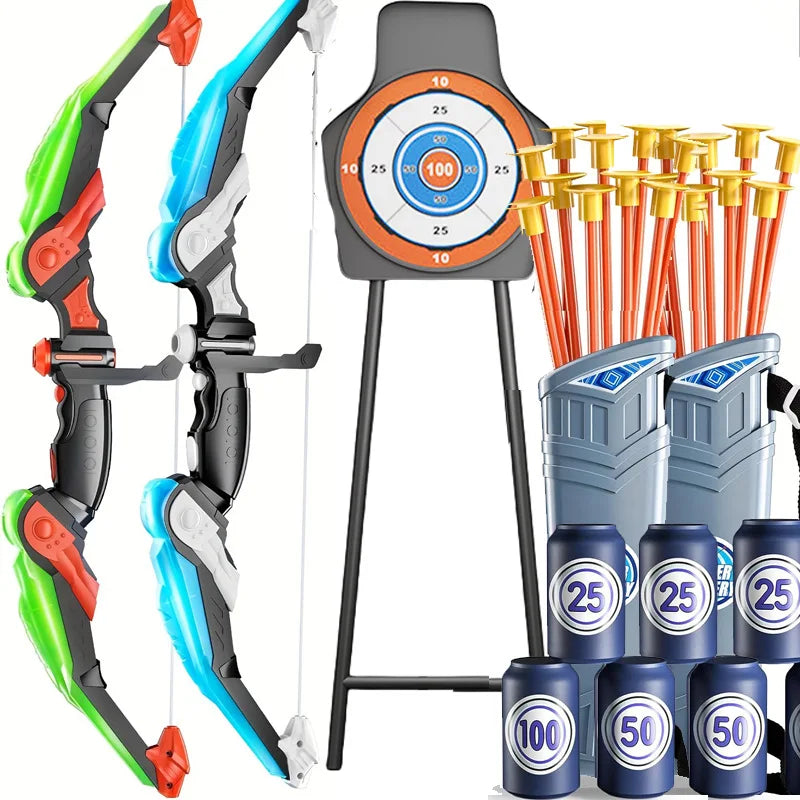 Bow and Arrow Set for Kids, LED Light Archery Playset