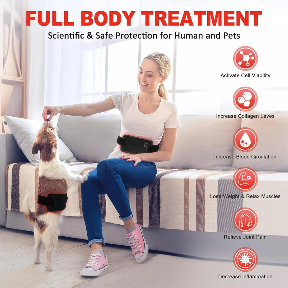Red Light Therapy Device for Pain Relief Infrared Light