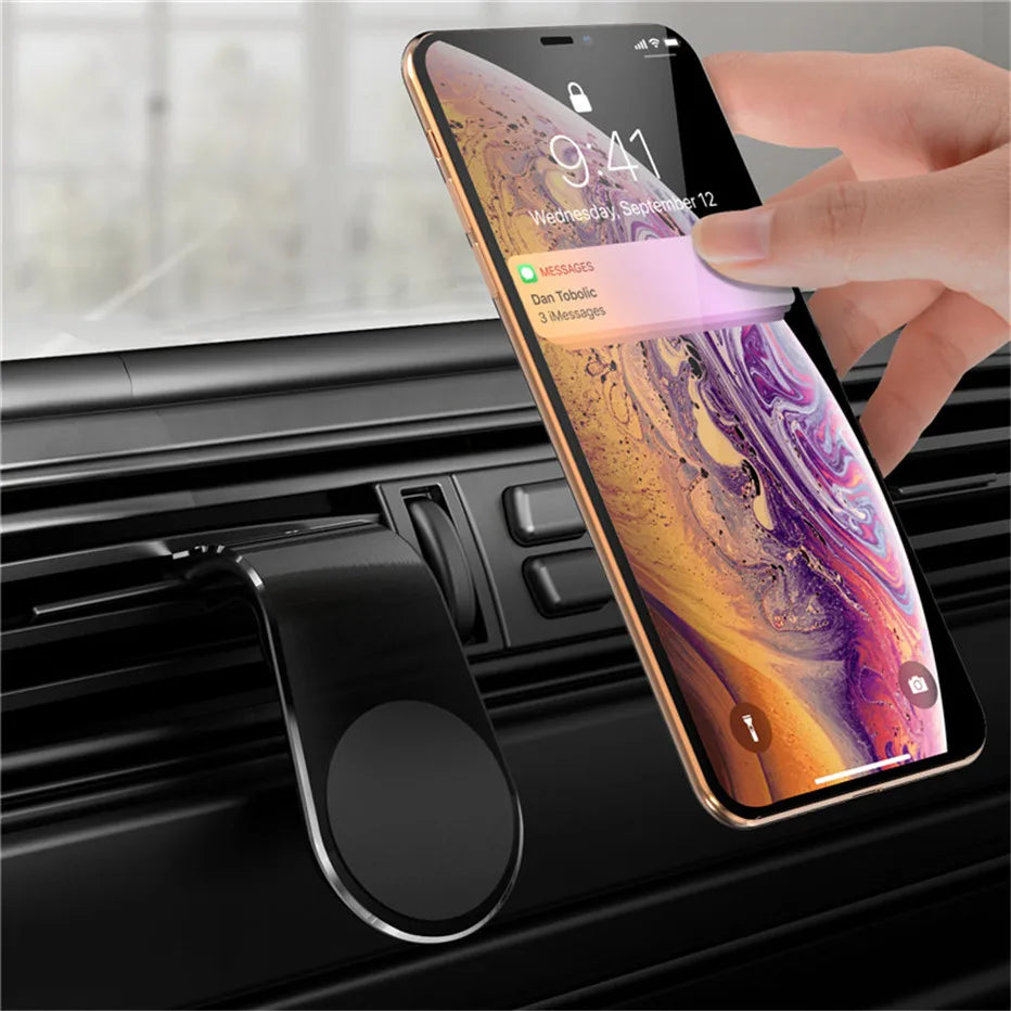 Magnetic Car Phone Holder Air Vent Clip Mount 360 Rotation