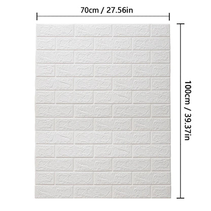 3D Self-Adhesive Wallpaper 70cm*1/5/10m Continuous Waterproof