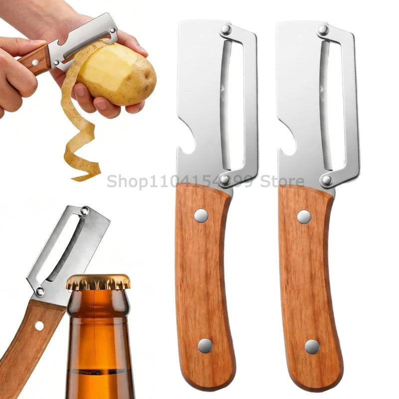 3-in-1 Multifunction Peeler Kitchen Stainless Steel Peeler