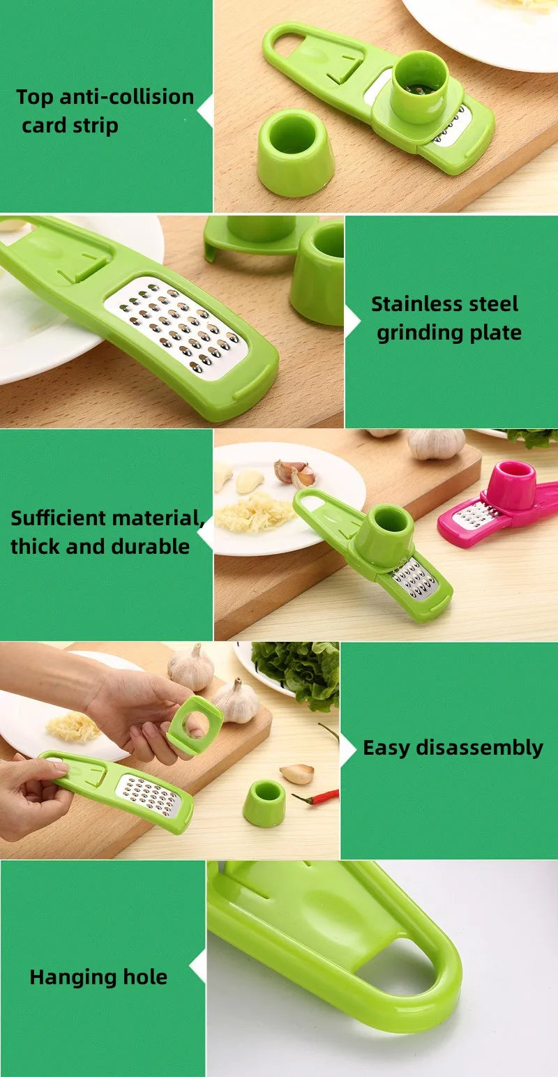 Ginger Garlic Crusher Press Garlic Grinding Grater Cutter