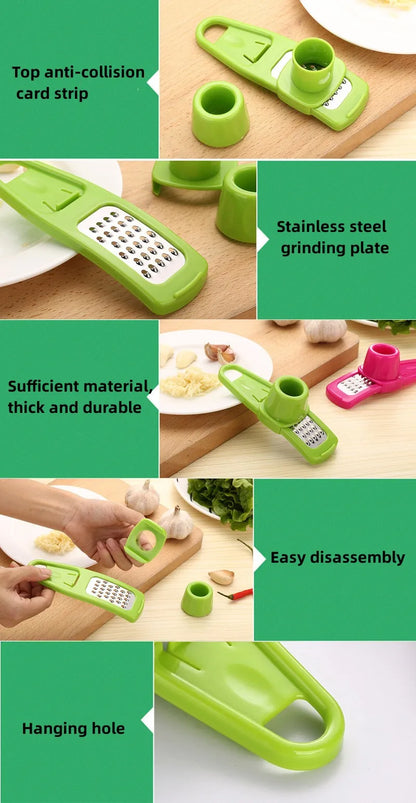 Ginger Garlic Crusher Press Garlic Grinding Grater Cutter